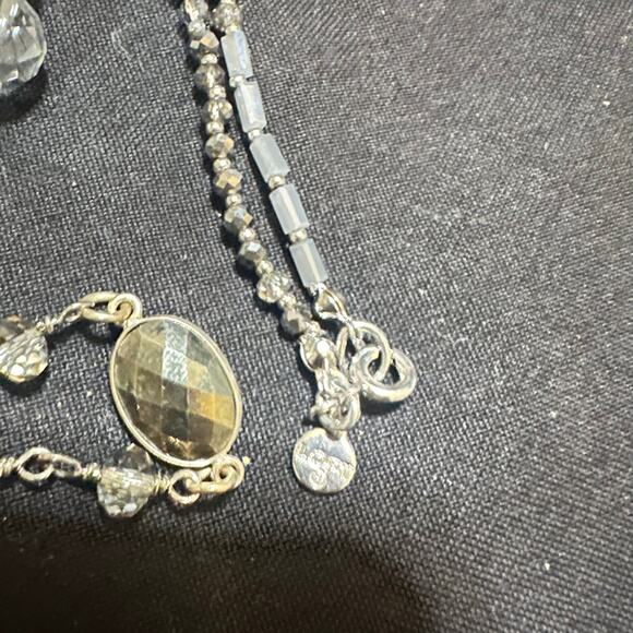 Bundle Jewelry lot 14 pc. All glass beads beaded bracelets necklaces - Picture 2 of 10